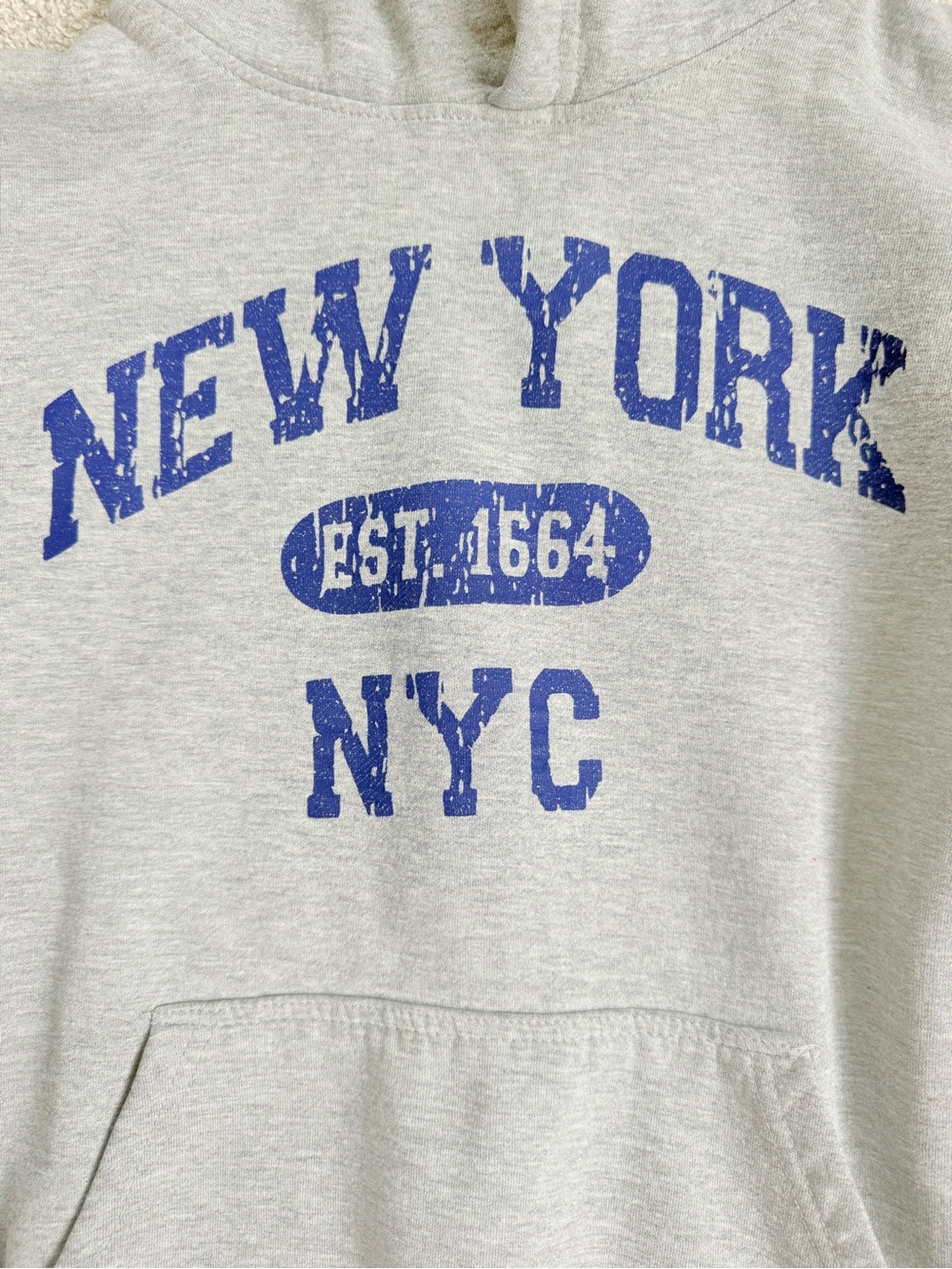 Light Gray NEW YORK Hoodie